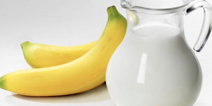 bananai ir pienas svorio netekimui