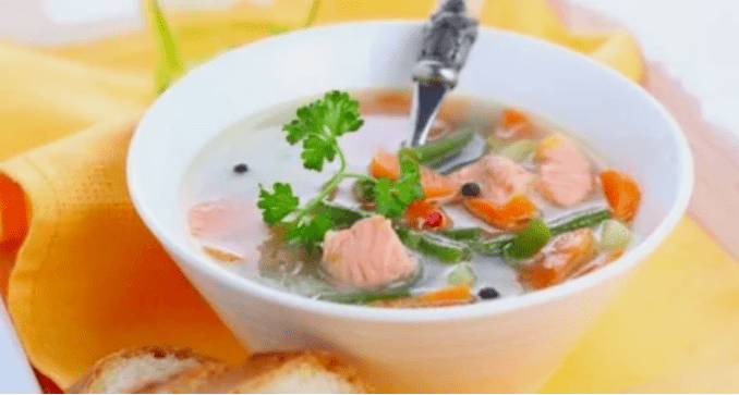 Žuvų sriuba su baltymų dieta