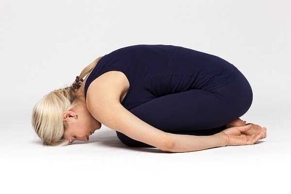 Vaiko poza (Balasana)