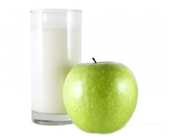 Kefyras su obuoliu veiksmingai dietai